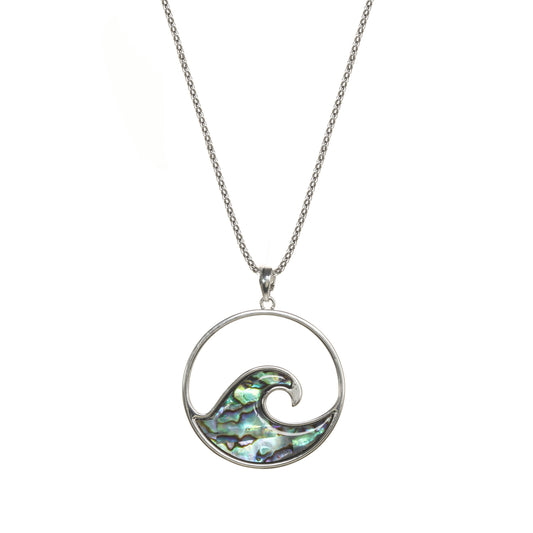 Wave Pendant Necklace