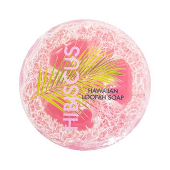 Hibiscus Exfoliating Loofah Soap