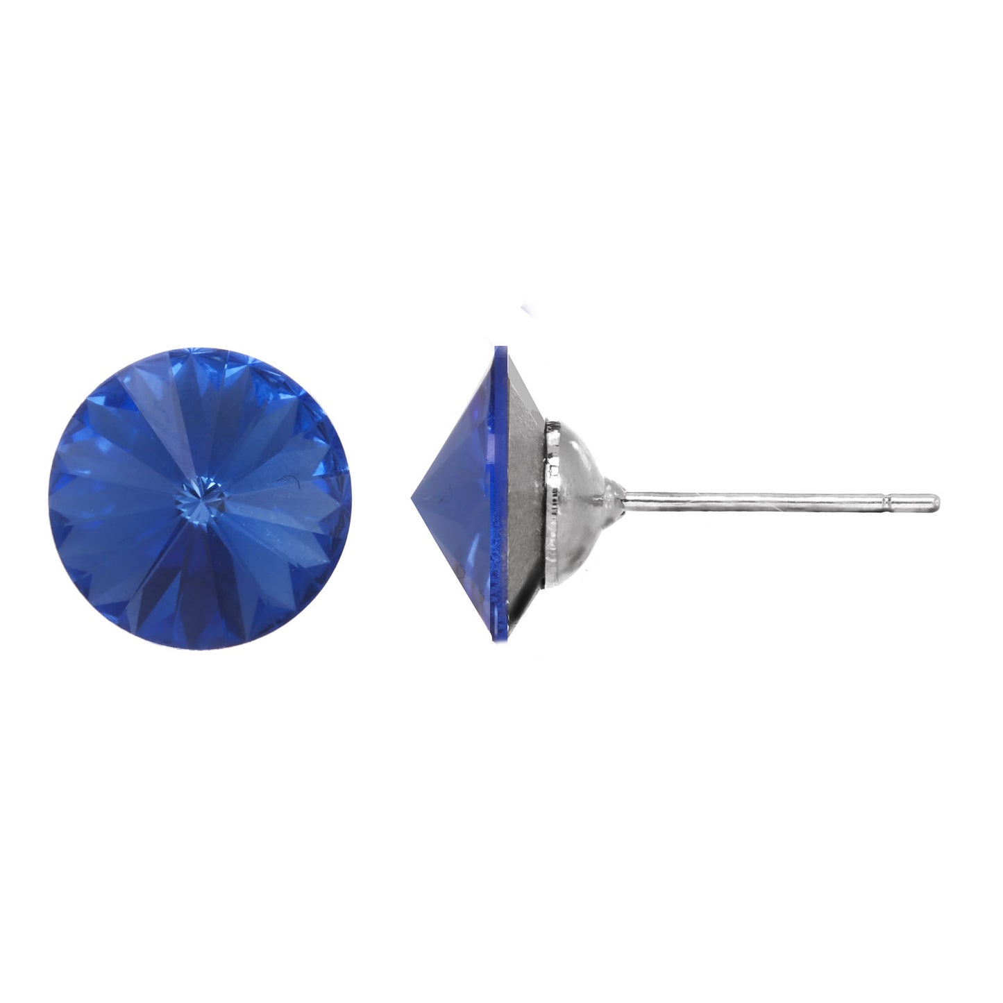 Faceted Crystal Stud Earring