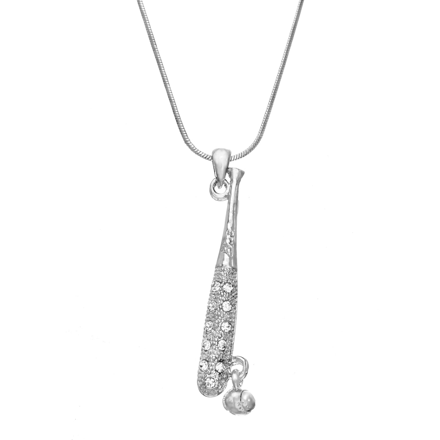 BASEBALL BAT & BALL NECKLACE