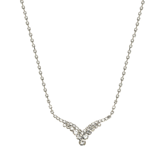 Bubble Crystal Sweetheart Necklace Set