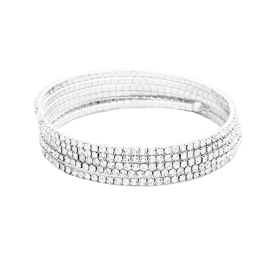 5 Row Wrap Coil Bracelet