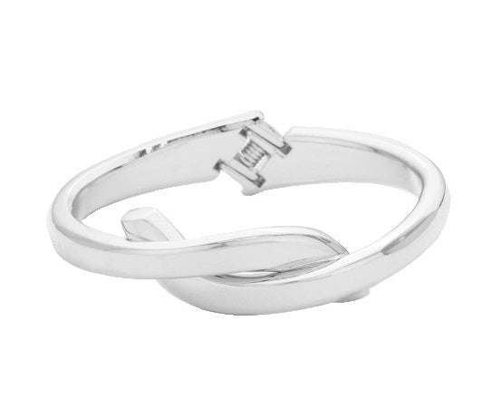 Silver Tone Hinge Beacelet