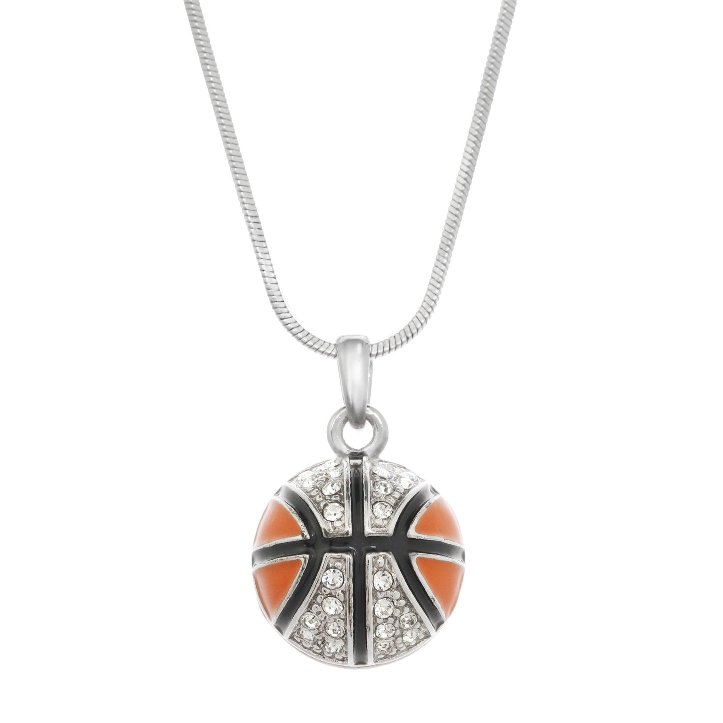 PAVE BASKETBALL CHARM