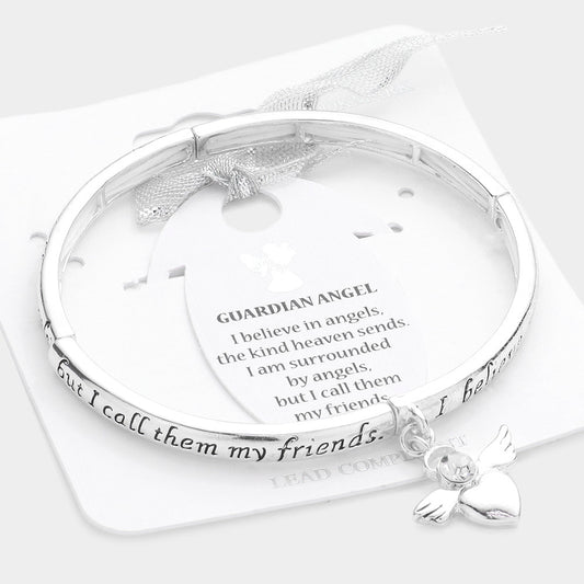 Guardian Angel Inspirational Stretch Bracelet
