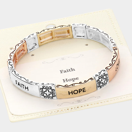Inspirational Stretch Bracelet
