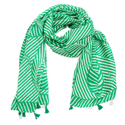 CHEVRON PRINTED SCARF