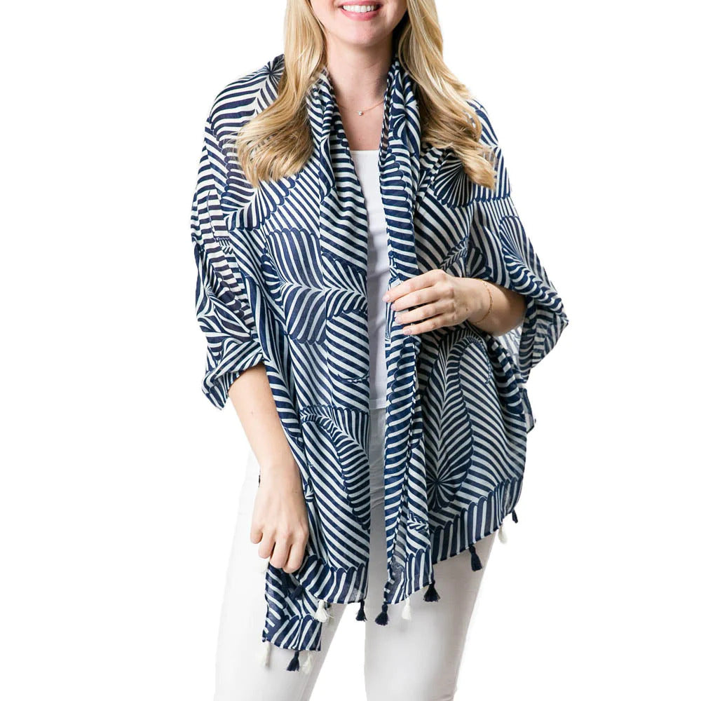 CHEVRON PRINTED SCARF