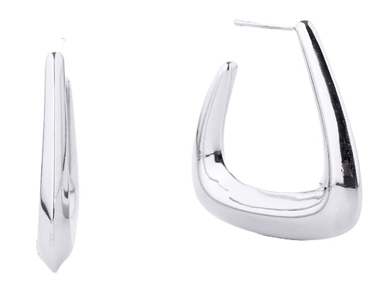 Triangle Hoop Earrings