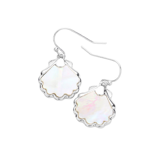 Mother Of Pearl Shell Earrings