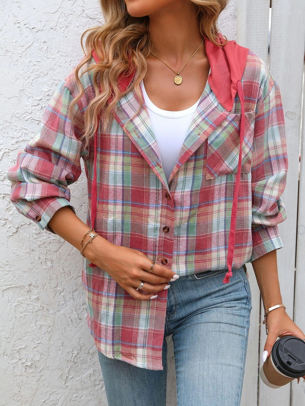 Lightweight Plaid Shacket