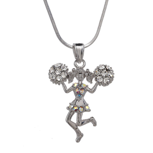 PAVE CHEERLEADER NECKLACE