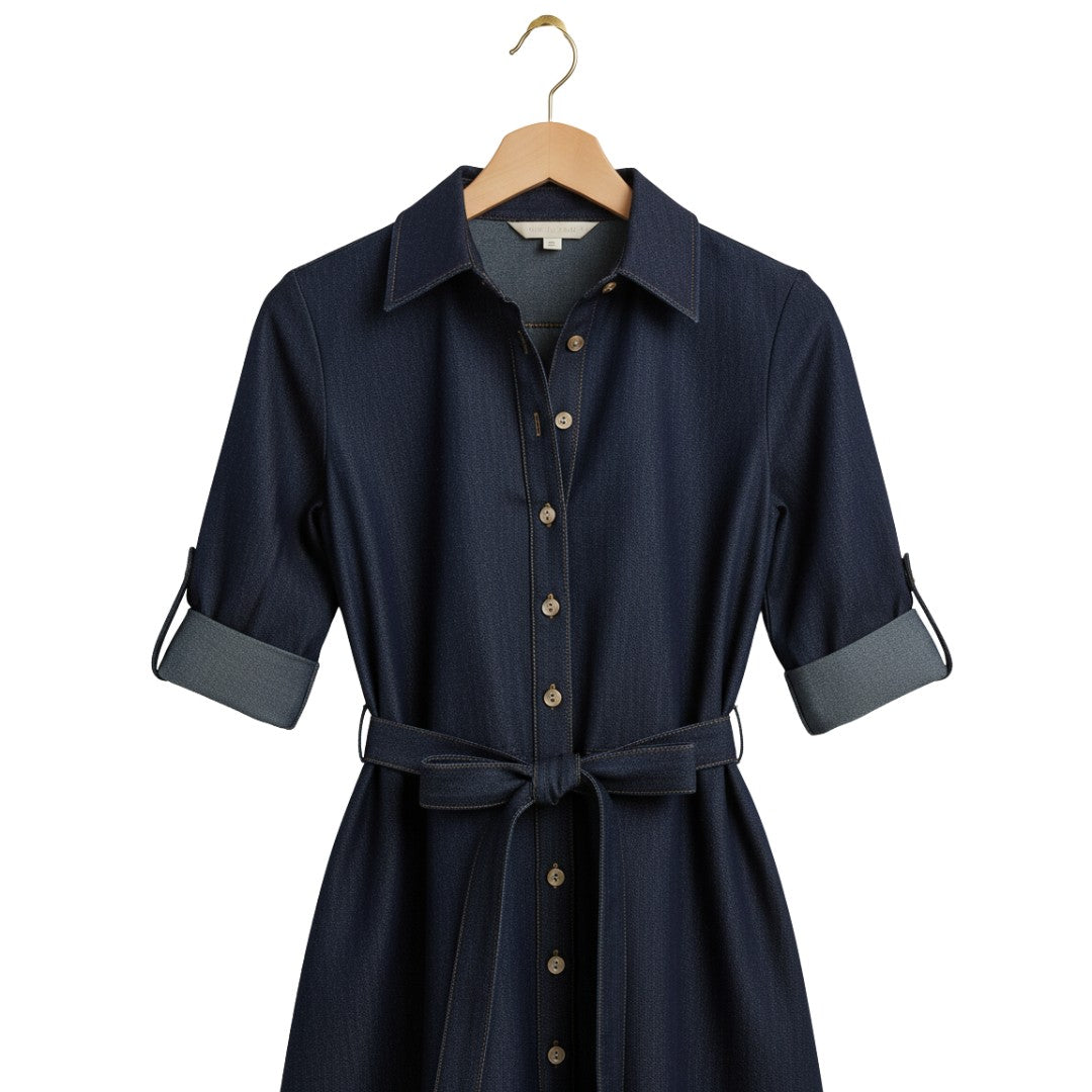Denim Shirt Dress