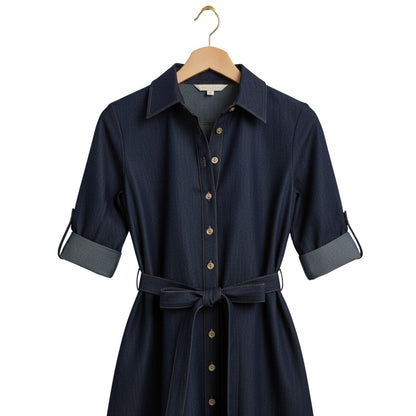 Denim Shirt Dress