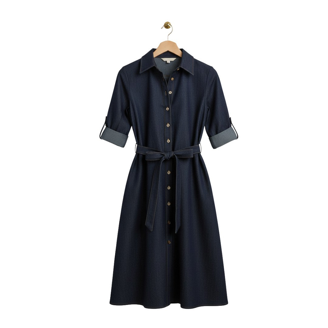 Denim Shirt Dress