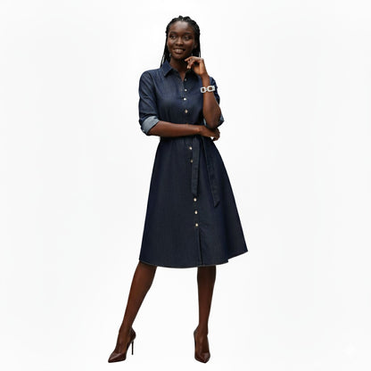 Denim Shirt Dress