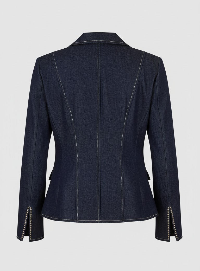 Denim Blazer & Matching Skirt