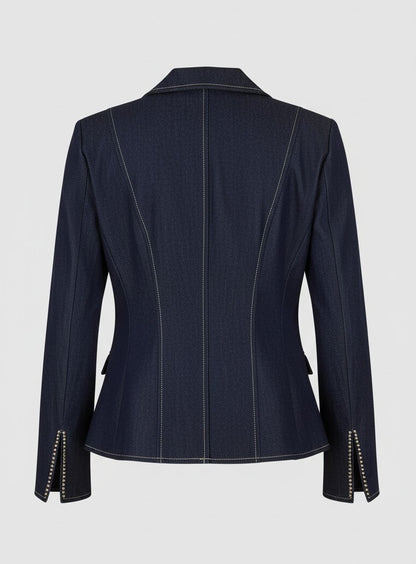 Denim Blazer & Matching Skirt