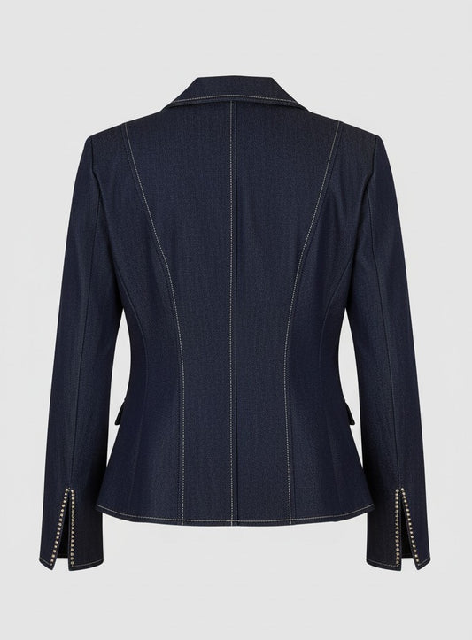 Denim Blazer & Matching Skirt