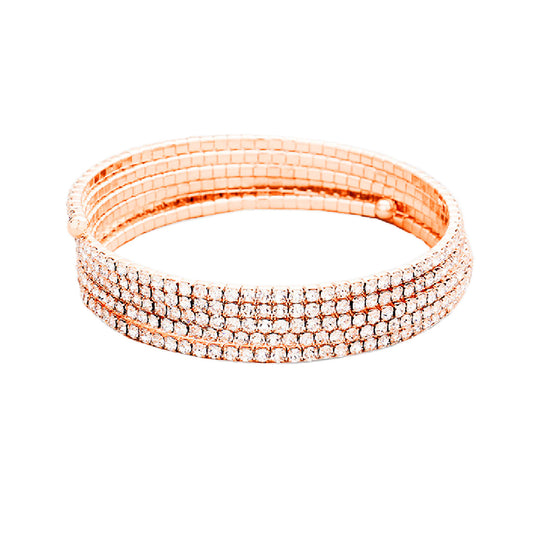 5 Row Wrap Coil Bracelet