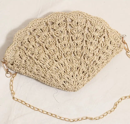 Crochet Shell-Shaped Bag