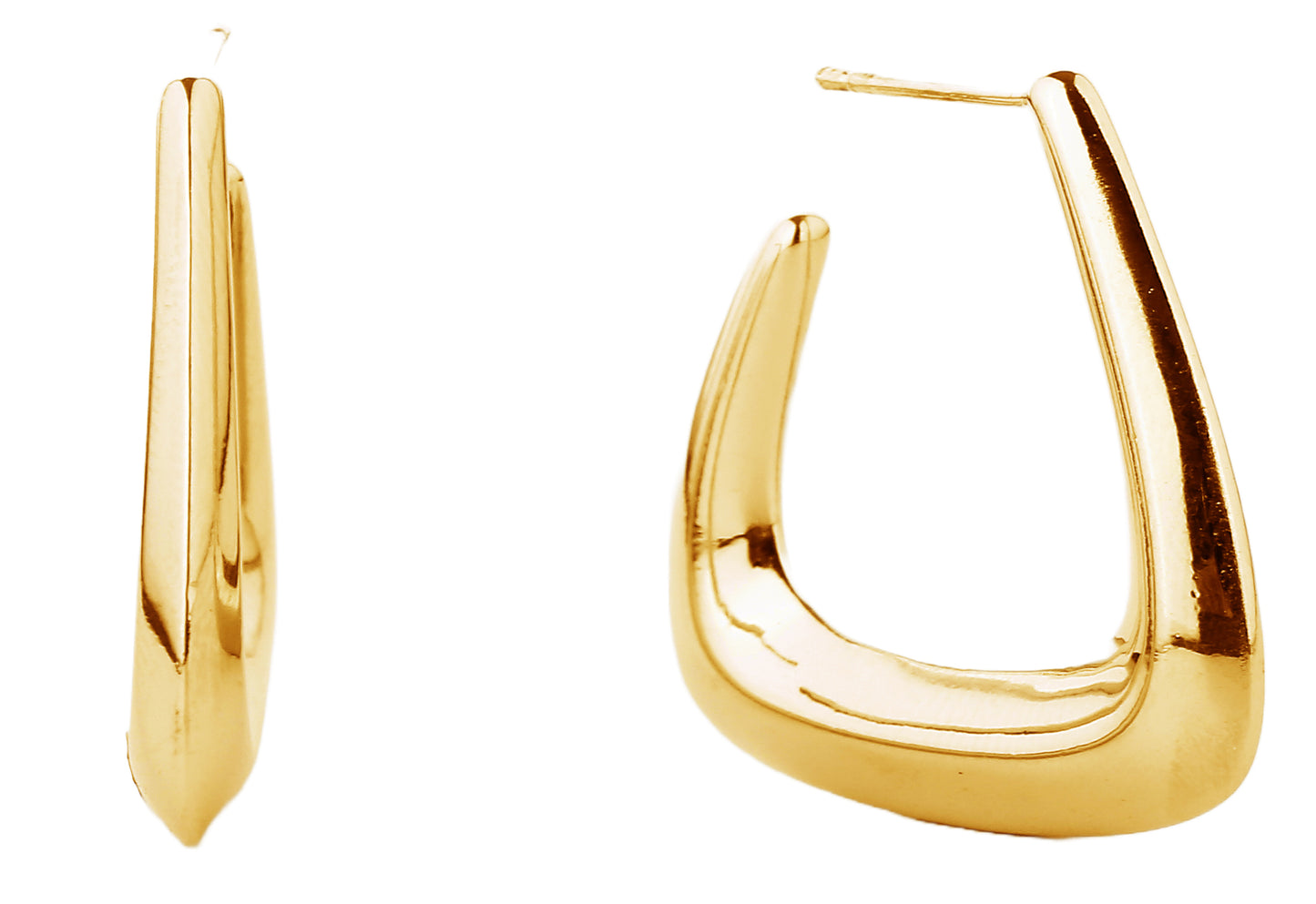 Triangle Hoop Earrings