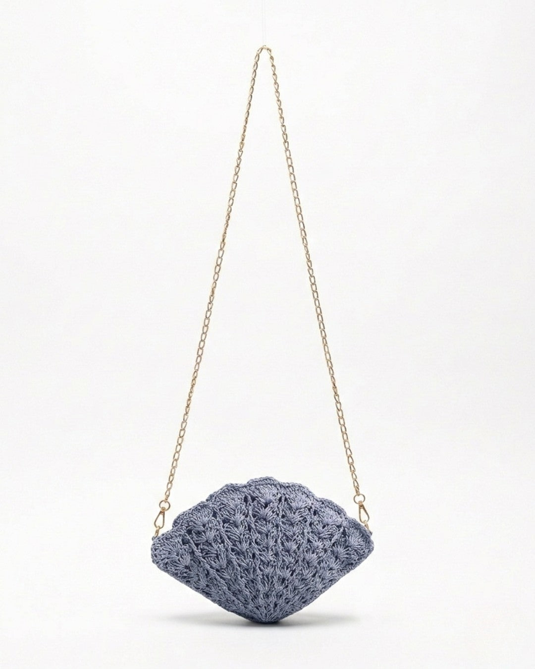 Crochet Shell-Shaped Bag