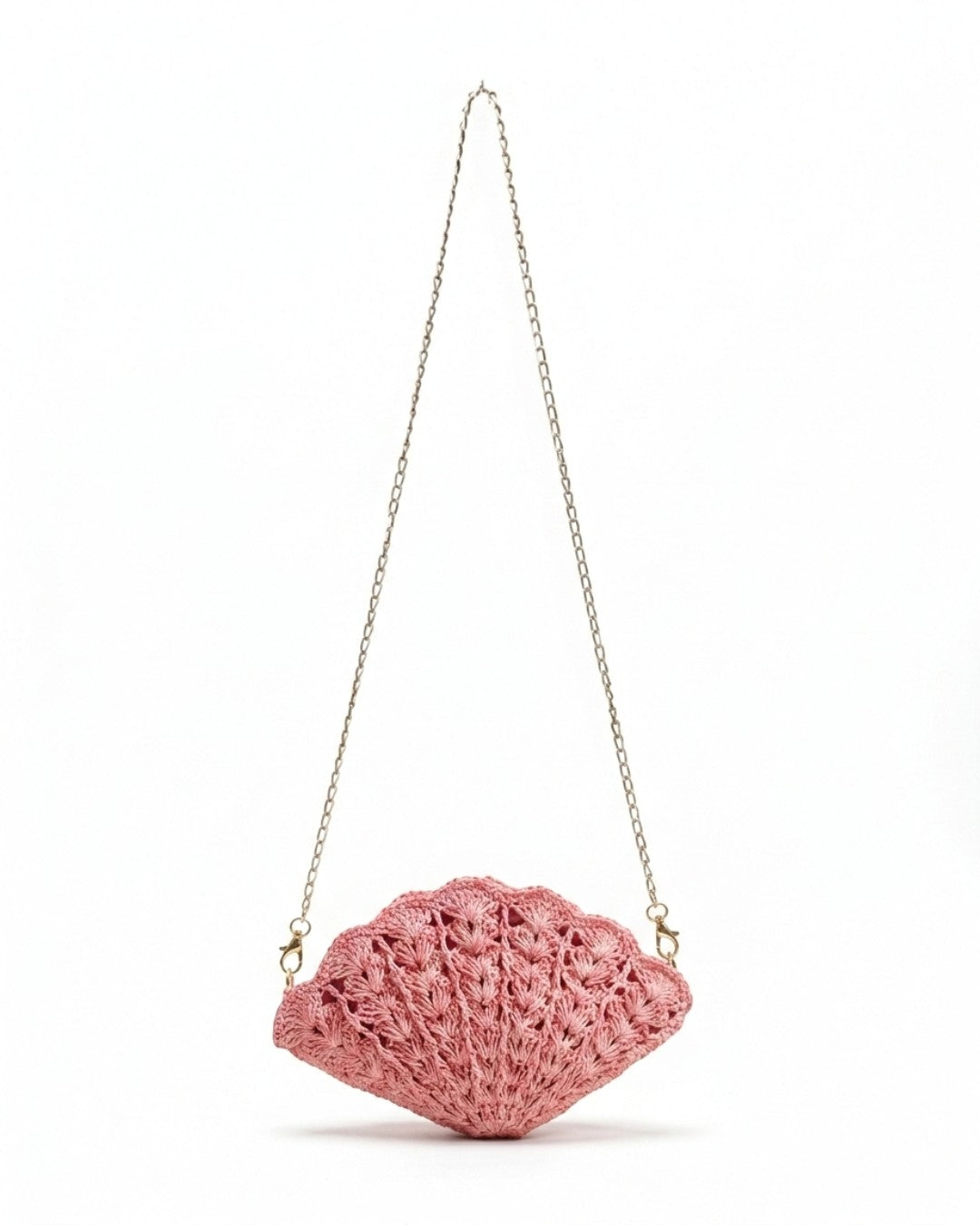 Crochet Shell-Shaped Bag