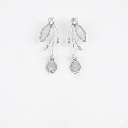 Flower Necklace and Matching Earrings
