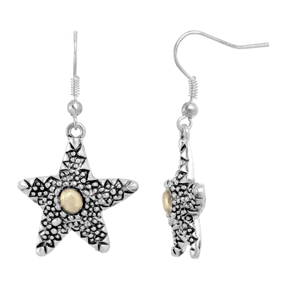 Two Tone Starfish Earring